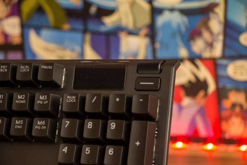 Steelseries hybrid APEX 5 keyboard gaming OLED Blue